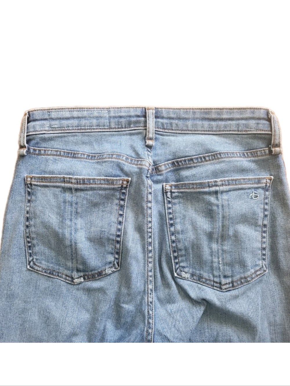 Rag & Bone Womens Jeans 25 Nina High Rise Skinny Ankle Crop Button Fly Jeans - Picture 7 of 7